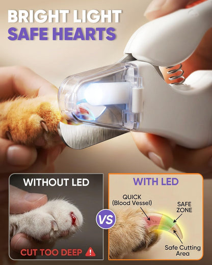 QAVRO LED pet nail trimmer detail
