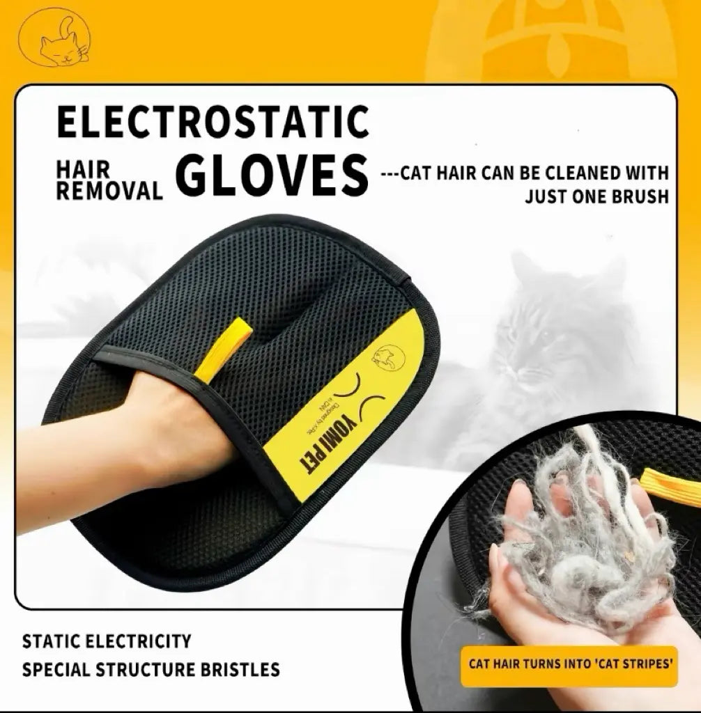 QAVRO reusable pet hair remover glove